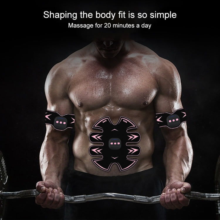 F81 Rechargeable Intelligent Shaping System EMS Body Toning Elecrode Kit Muscle Stimulator Home Fitness Training Gear
