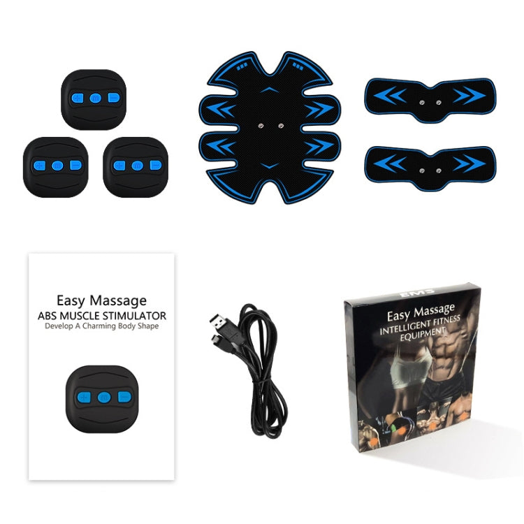 F81 Rechargeable Intelligent Shaping System EMS Body Toning Elecrode Kit Muscle Stimulator Home Fitness Training Gear