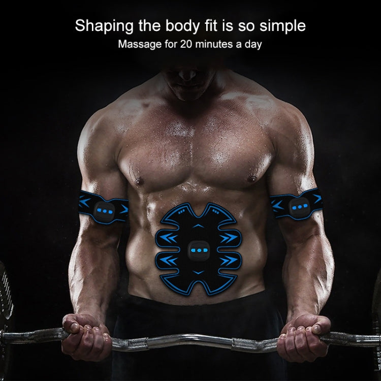 F81 Rechargeable Intelligent Shaping System EMS Body Toning Elecrode Kit Muscle Stimulator Home Fitness Training Gear