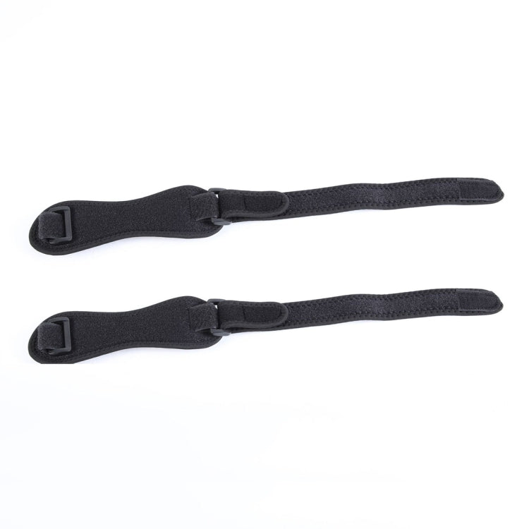 2 PCS SMD-0115 Outdoor Sport Shock Absorption Breathable Knee Protector Riding Silicone Patellar Belt(Black)