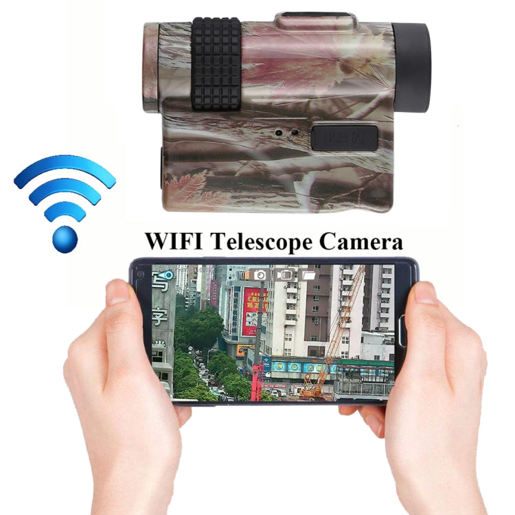 10X 720P Digital Camera USB Charge WiFi Monocular, Support TF Card (32GB Max)
