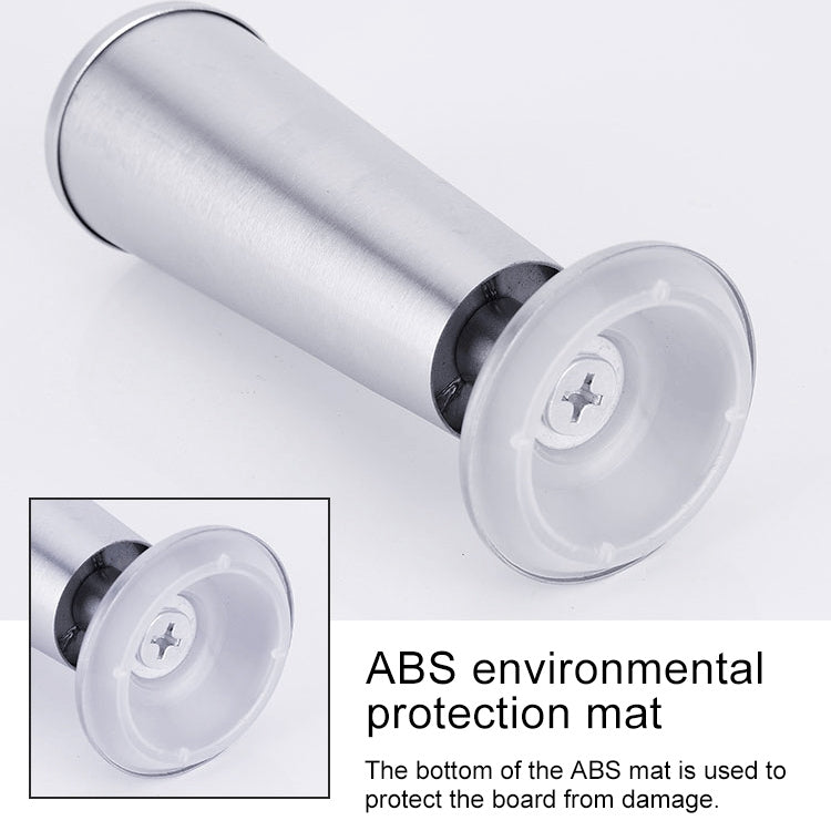 5 PCS Stainless Steel Thickened Adjustable Foot Cup Type Cupboard Foot, 120mm