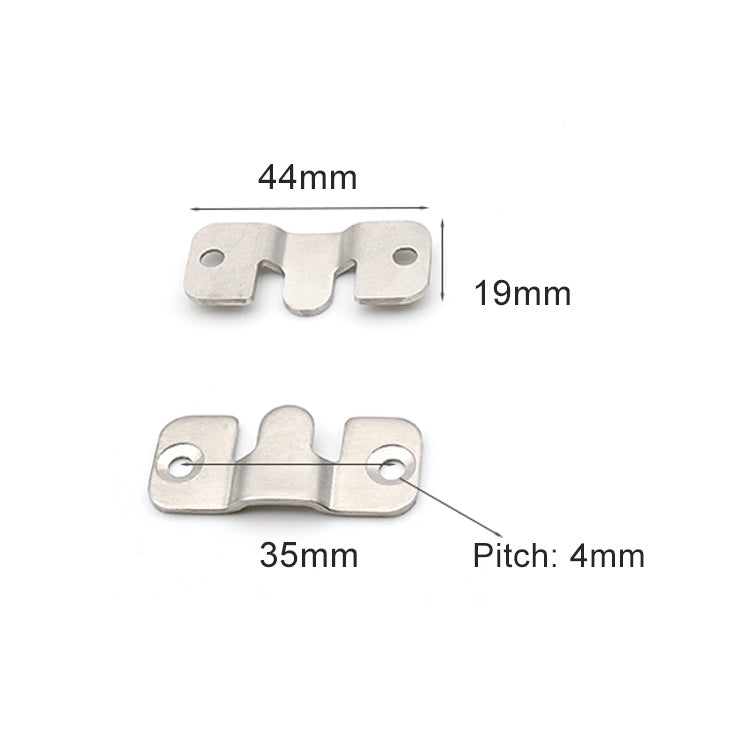 30 PCS Stainless Steel Picture Frame Hanging Code Mirror Fastener, Size: S