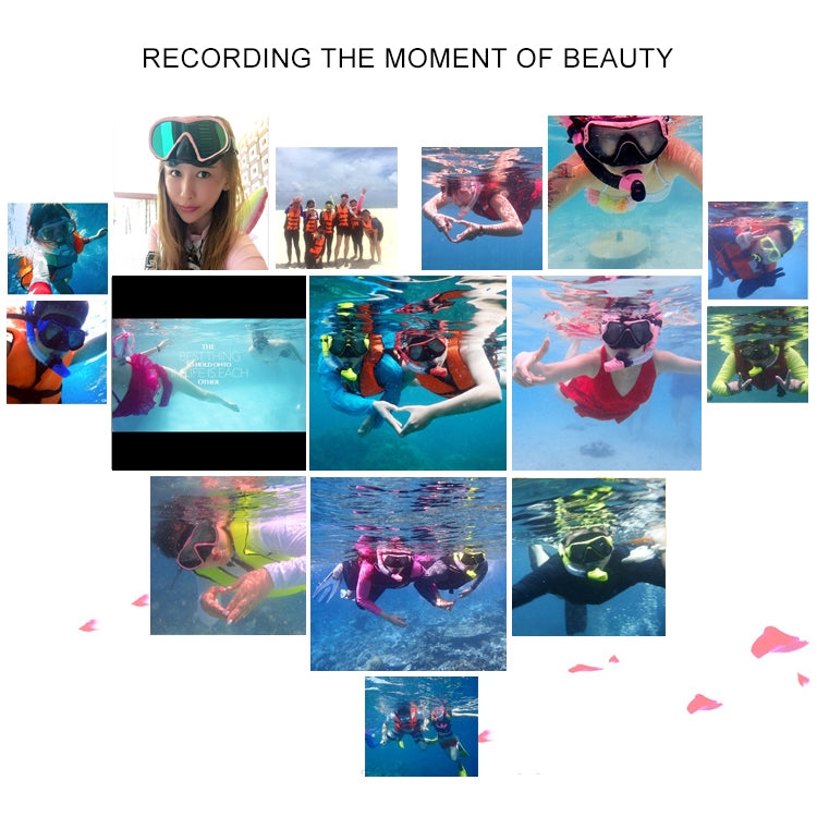 Yoogan Adult Full Dry Mask Breathing Tube Swimming Glass Diving Equipment Suit, Can Match Myopic Lens