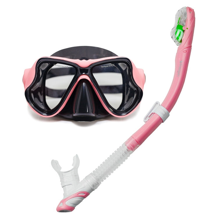 Yoogan Adult Full Dry Mask Breathing Tube Swimming Glass Diving Equipment Suit, Can Match Myopic Lens
