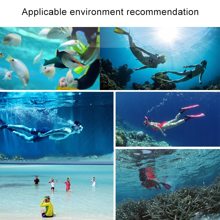 Yoogan Adult Full Dry Mask Breathing Tube Swimming Glass Diving Equipment Suit, Can Match Myopic Lens