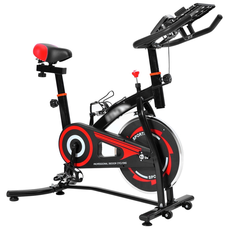 [JPN Warehouse] CYS280 Indoor Silent Spinning Bike Fitness Bicycle with Adjustable Seat / Handle & Beverage Holder & Mobile Phone / Tablet PC Holder & Mat & LCD Monitor