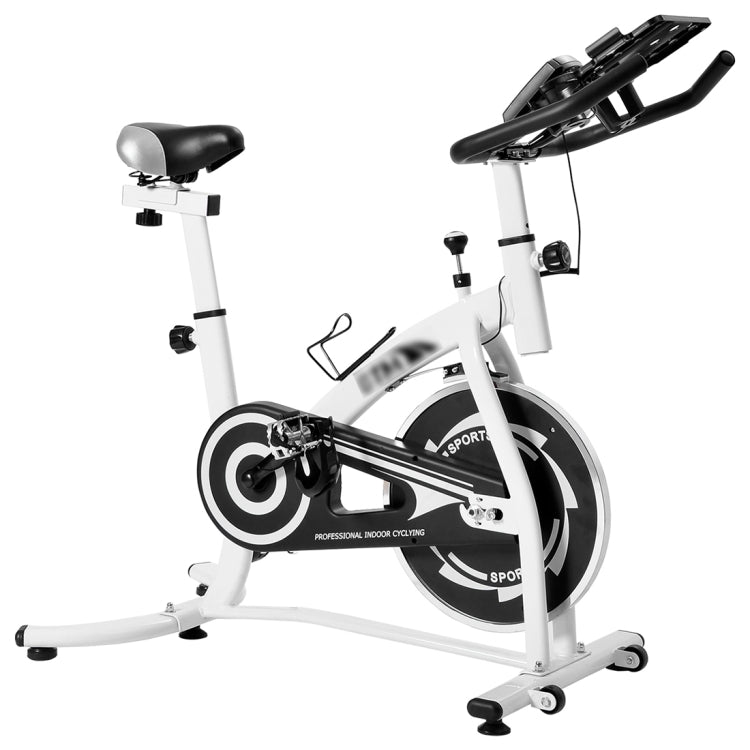 [JPN Warehouse] CYS280 Indoor Silent Spinning Bike Fitness Bicycle with Adjustable Seat / Handle & Beverage Holder & Mobile Phone / Tablet PC Holder & Mat & LCD Monitor