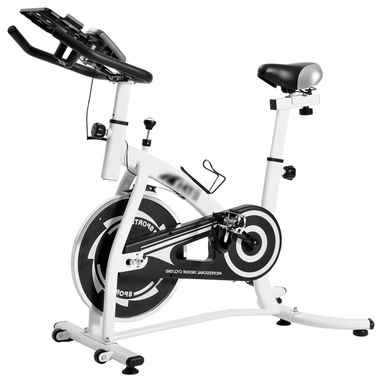 [JPN Warehouse] CYS280 Indoor Silent Spinning Bike Fitness Bicycle with Adjustable Seat / Handle & Beverage Holder & Mobile Phone / Tablet PC Holder & Mat & LCD Monitor