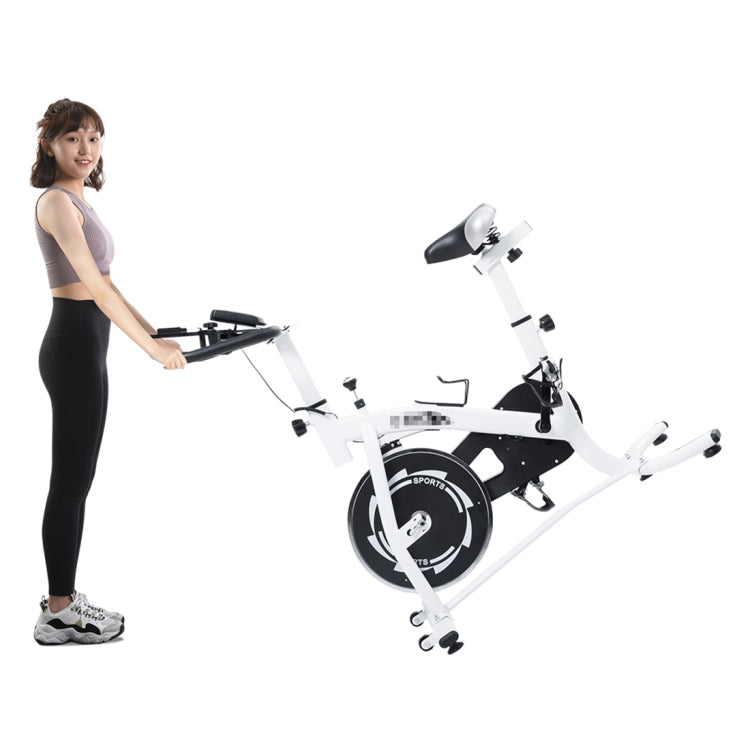 [JPN Warehouse] CYS280 Indoor Silent Spinning Bike Fitness Bicycle with Adjustable Seat / Handle & Beverage Holder & Mobile Phone / Tablet PC Holder & Mat & LCD Monitor