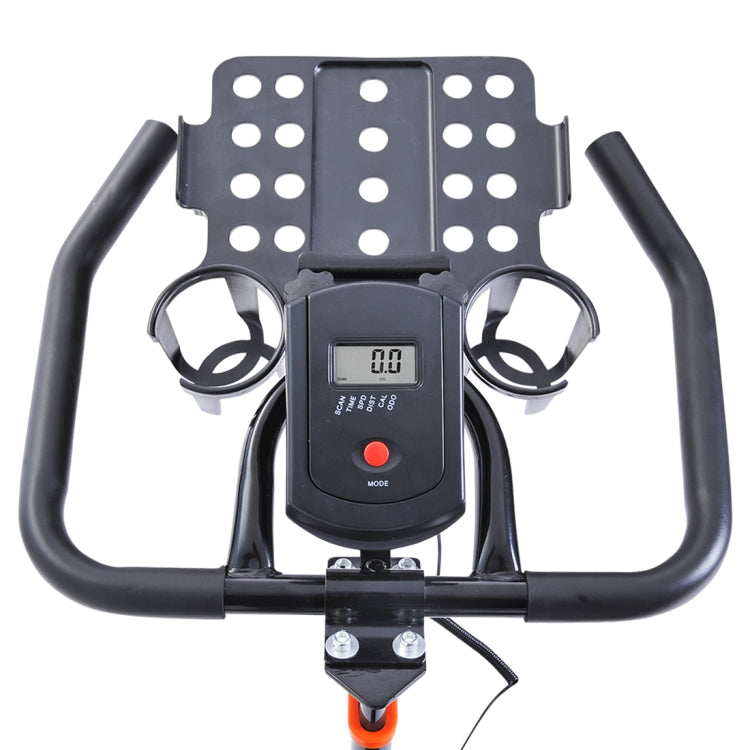 [JPN Warehouse] CYS280 Indoor Silent Spinning Bike Fitness Bicycle with Adjustable Seat / Handle & Beverage Holder & Mobile Phone / Tablet PC Holder & Mat & LCD Monitor