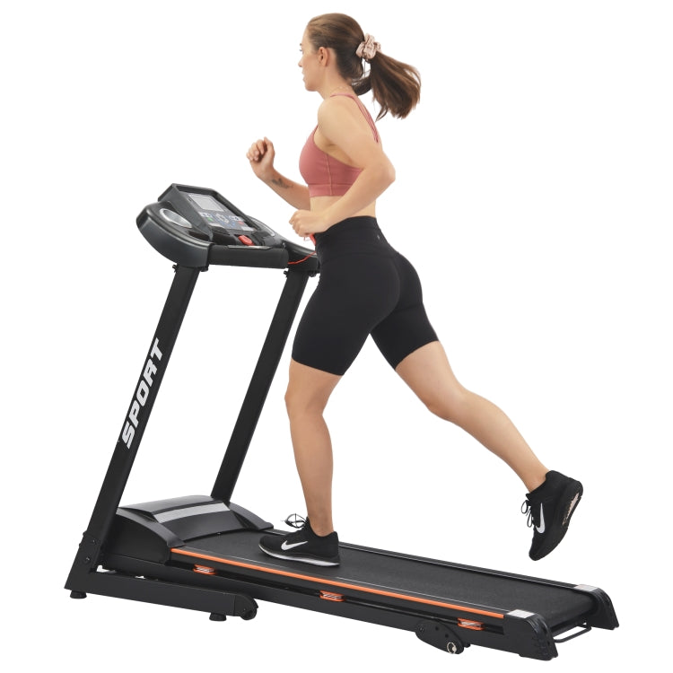 [US Warehouse] Folding Motorised LCD Running Machine Electric Treadmill