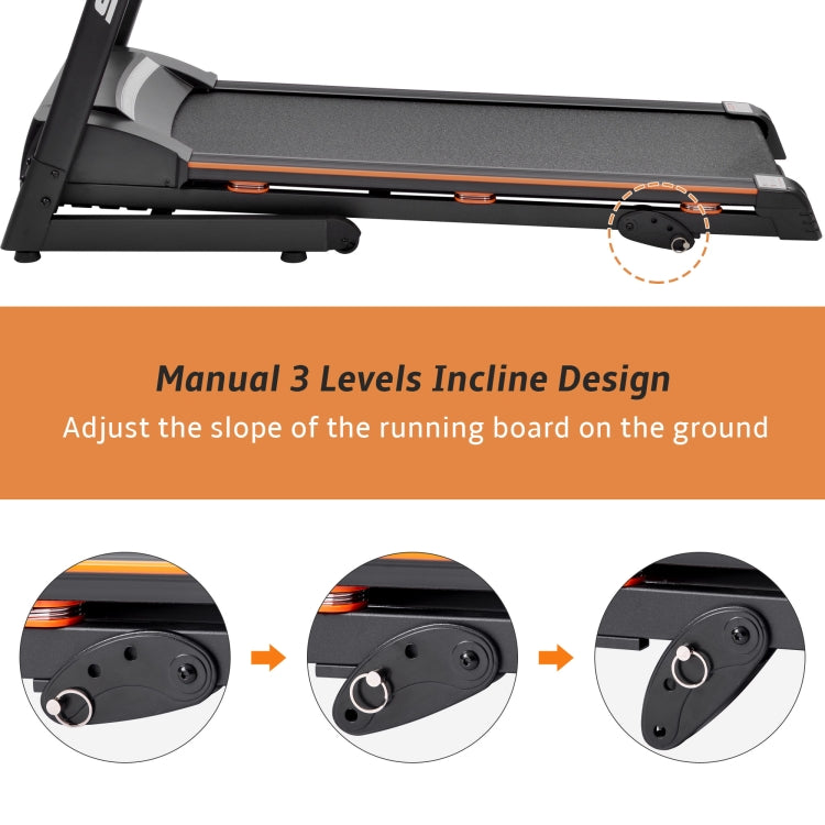 [US Warehouse] Folding Motorised LCD Running Machine Electric Treadmill