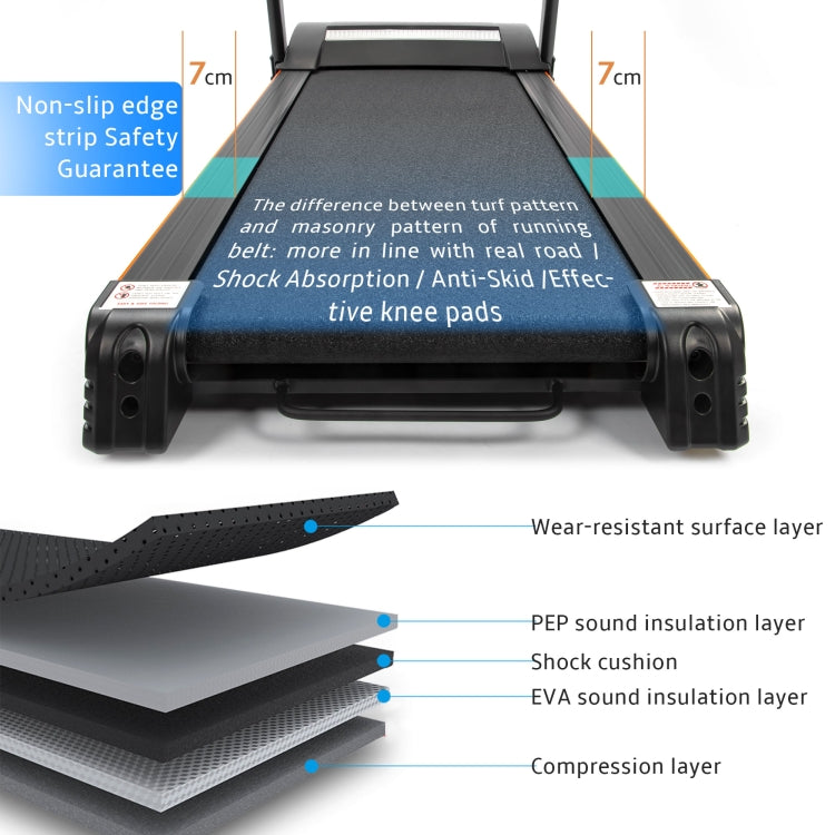 [US Warehouse] Folding Motorised LCD Running Machine Electric Treadmill