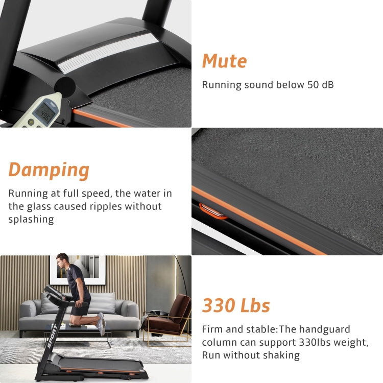 [US Warehouse] Folding Motorised LCD Running Machine Electric Treadmill