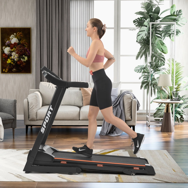 [US Warehouse] Folding Motorised LCD Running Machine Electric Treadmill