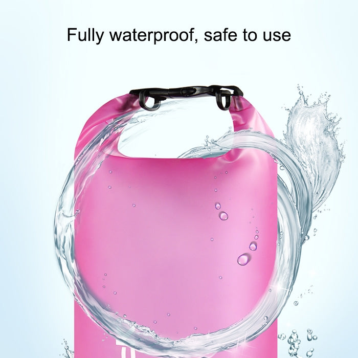 Outdoor Waterproof Single Shoulder Dry Bag Dry Sack PVC Barrel Bag, Capacity: 10L