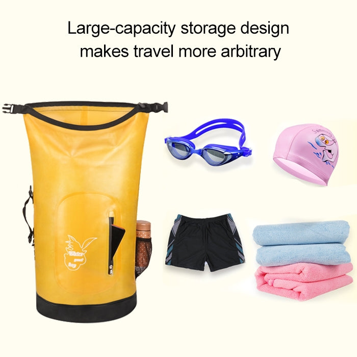 Outdoor Waterproof Dry Dual Shoulder Strap Bag Dry Sack Trekking Backpack