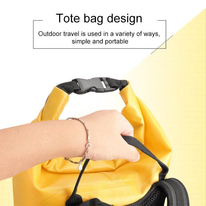 Outdoor Waterproof Dry Dual Shoulder Strap Bag Dry Sack Trekking Backpack