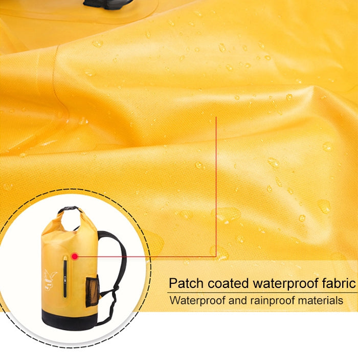 Outdoor Waterproof Dry Dual Shoulder Strap Bag Dry Sack Trekking Backpack