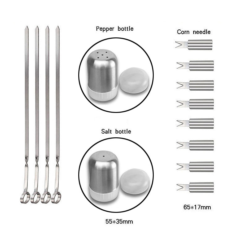 18 in 1 Outdoor Tableware Set Camping Barbecue Tableware Picnic Tool Set