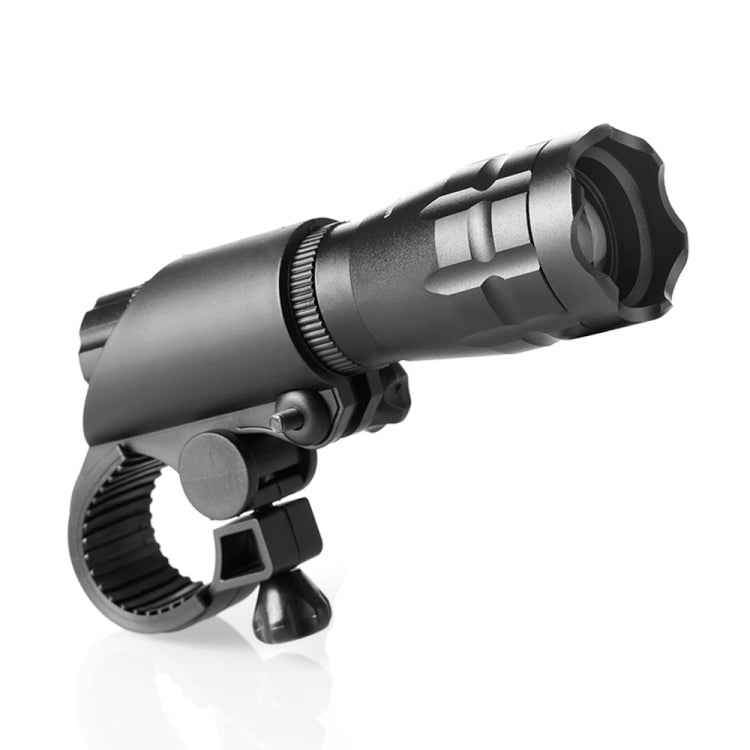 5W Mountain Bike Headlight Charging Zoom Glare Waterproof Flashlight Set (Set Four)