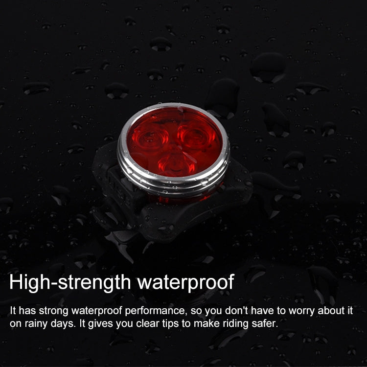 COB Lamp Bead 160LM Single Red Light 400MA USB Charging Four-speed Waterproof Bicycle Headlight / Taillight