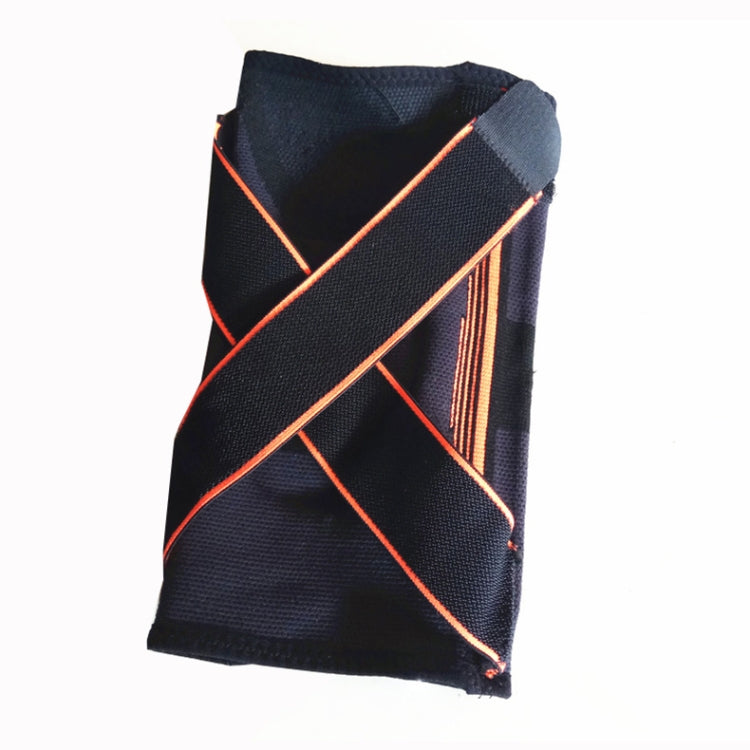 Sports High Elastic Shockproof Non-slip Silicone Knee Support Guards with Pressure Strip Size: M