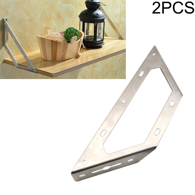2 PCS Stainless Steel Multifunctional Angle Code 90 Degree Fixed Angle Iron, Specification: XL