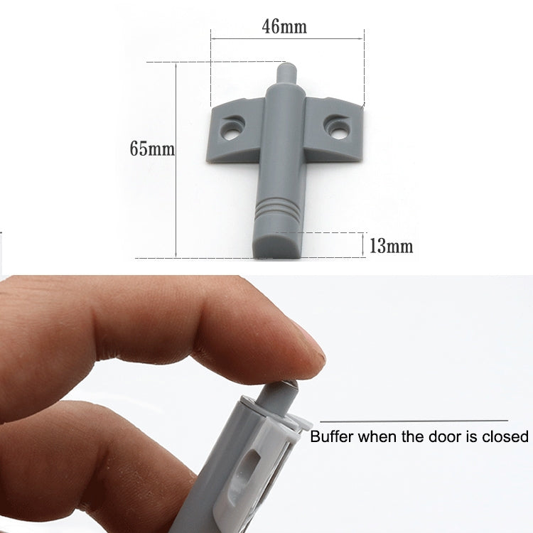 20 PCS Aircraft Shape Back Buffer Cabinet Door Anticollision Damper Shock Absorber