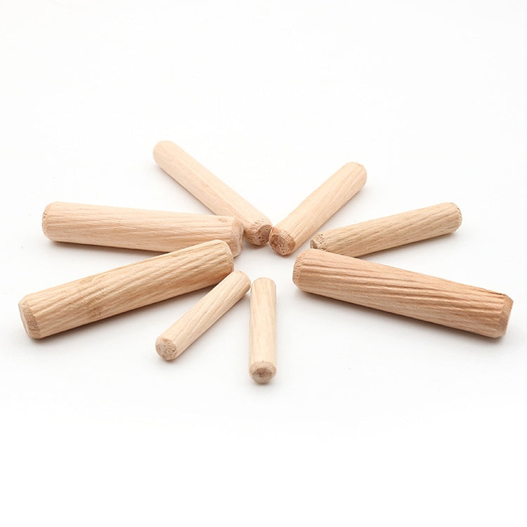 500 PCS Eucalyptus Round Dowel Tie Plug Furniture Connector, Size: 60x50mm
