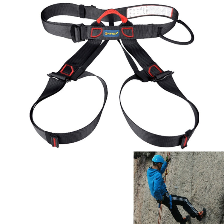 Climbing Harness Safe Seat Belt for Rock High Level Caving Climbing Adjustable Rappelling Equipment Half Body Guard Protect