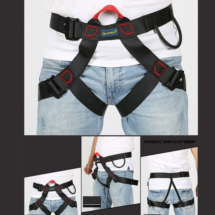 Climbing Harness Safe Seat Belt for Rock High Level Caving Climbing Adjustable Rappelling Equipment Half Body Guard Protect