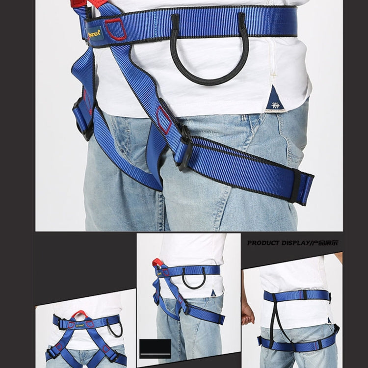 Climbing Harness Safe Seat Belt for Rock High Level Caving Climbing Adjustable Rappelling Equipment Half Body Guard Protect