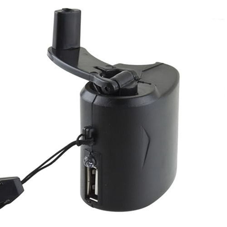 Outdoor Emergency Portable Hand Power Dynamo Hand Crank USB Charging Charger
