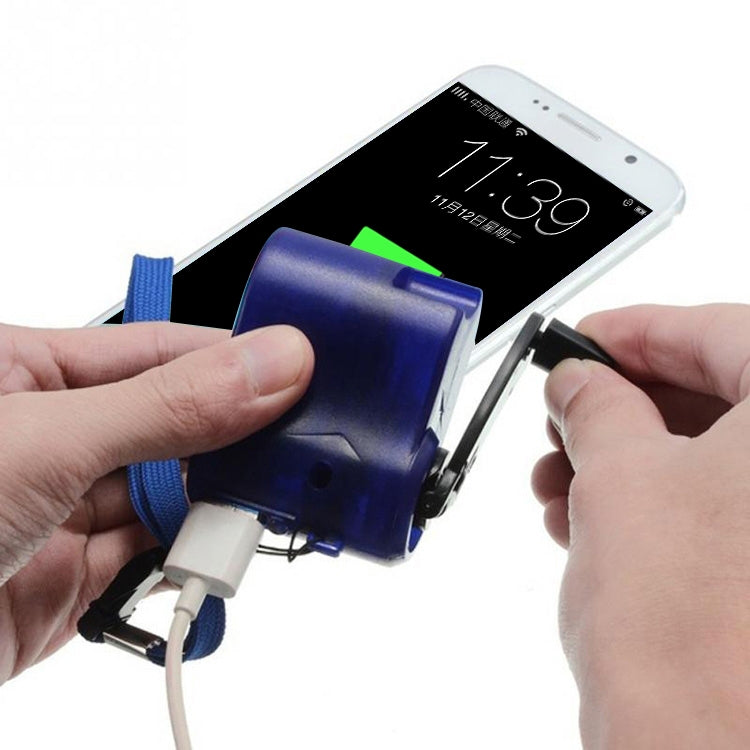 Outdoor Emergency Portable Hand Power Dynamo Hand Crank USB Charging Charger