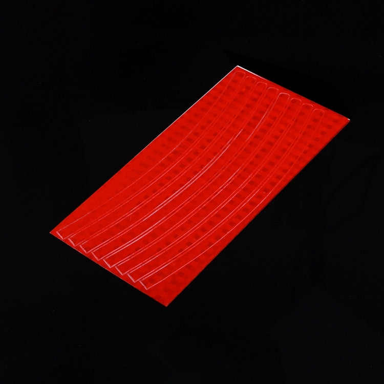 OQSPORT 10 PCS Fluorescent MTB Bike Sticker Bicycle Wheel Rim Reflective Stickers, Random Color Delivery