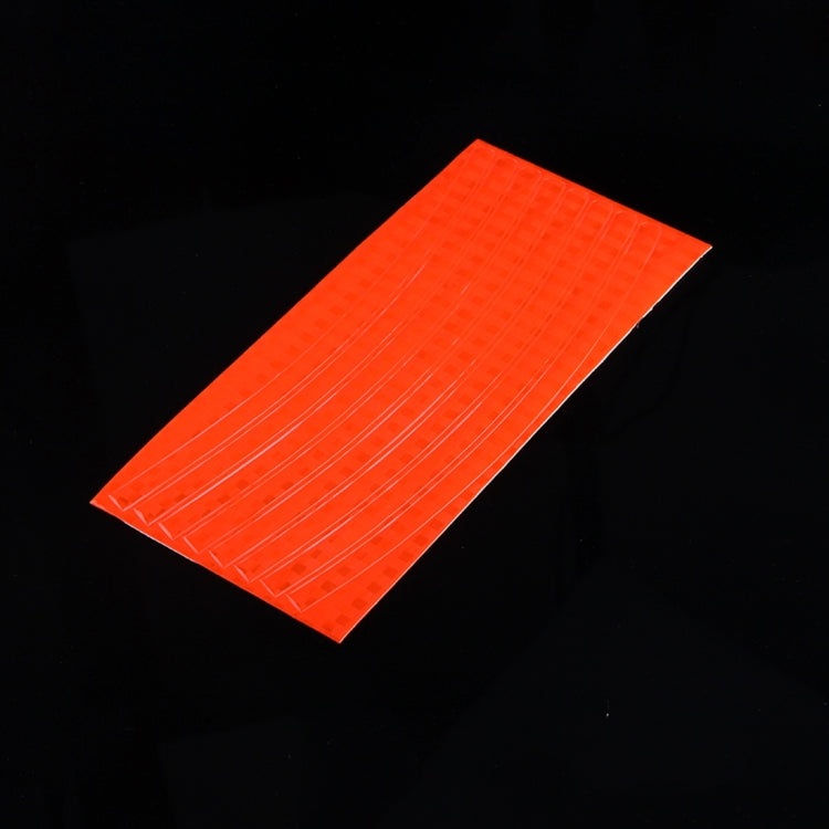 OQSPORT 10 PCS Fluorescent MTB Bike Sticker Bicycle Wheel Rim Reflective Stickers, Random Color Delivery
