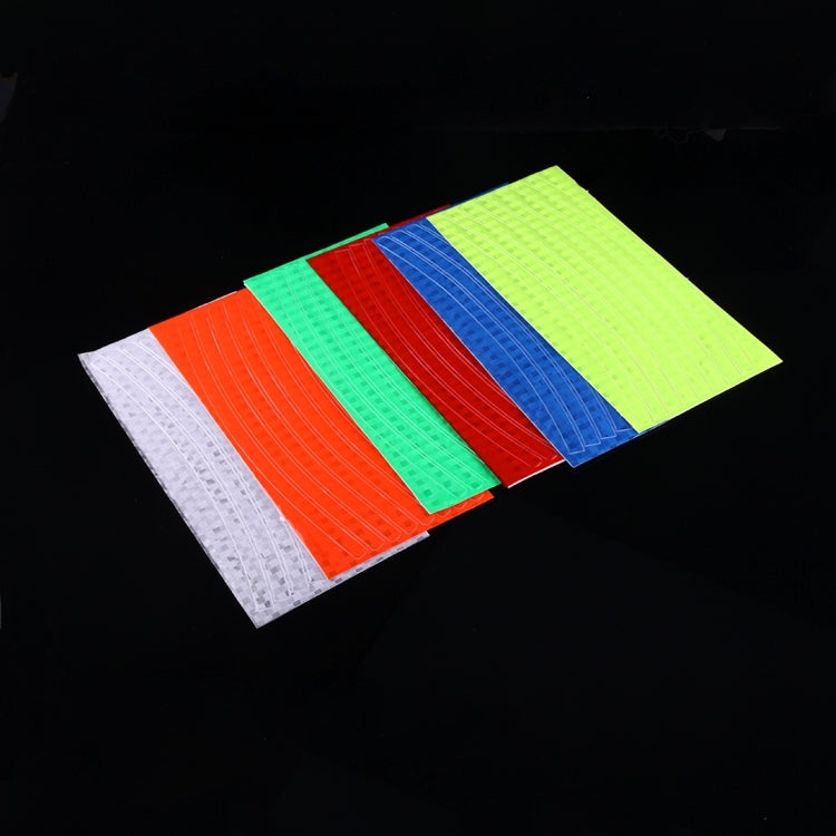 OQSPORT 10 PCS Fluorescent MTB Bike Sticker Bicycle Wheel Rim Reflective Stickers, Random Color Delivery