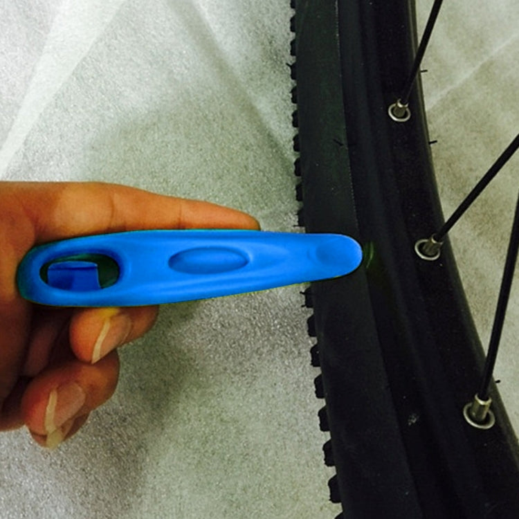 OQSPORT 2 PCS Super Hard PC Material Bicycle Repair Tool Bike Tire Pry Bar (Blue)