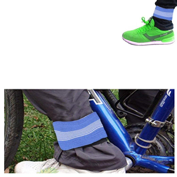 OQSPORT 5 PCS Portable Mountain Bike Bicycle MTB Safe Elastic Leg Pants Strap Belt, Random Color Delivery