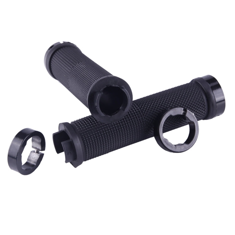 OQSPORT 2 PCS Bike Hand Grips Bilateral Lock Straight Barrel MTB Bicycle Anti-slip Handlebar Grips