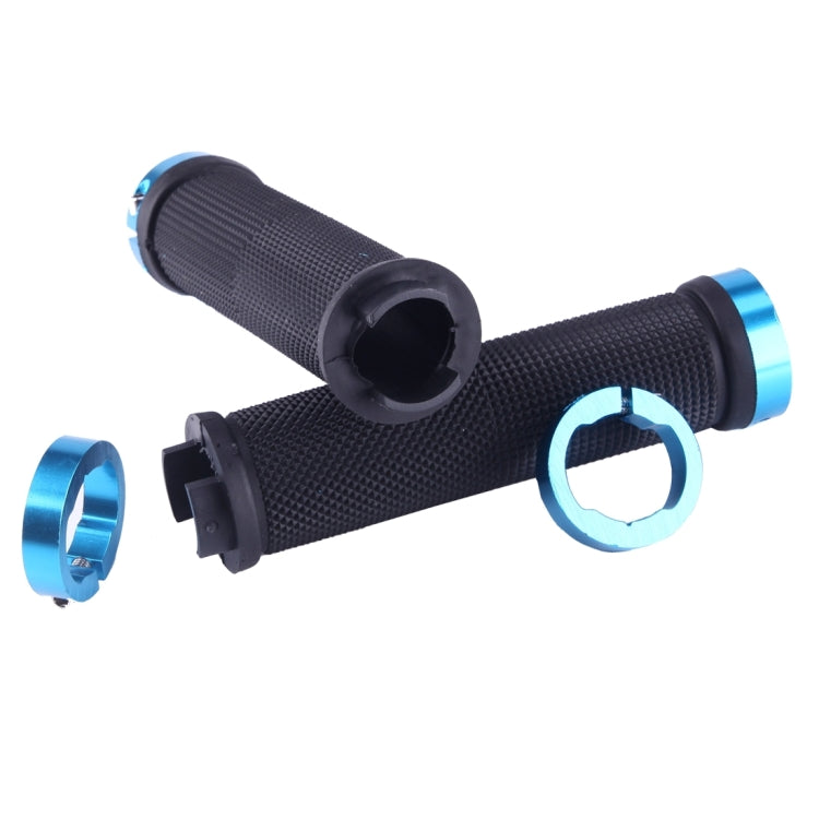 OQSPORT 2 PCS Bike Hand Grips Bilateral Lock Straight Barrel MTB Bicycle Anti-slip Handlebar Grips