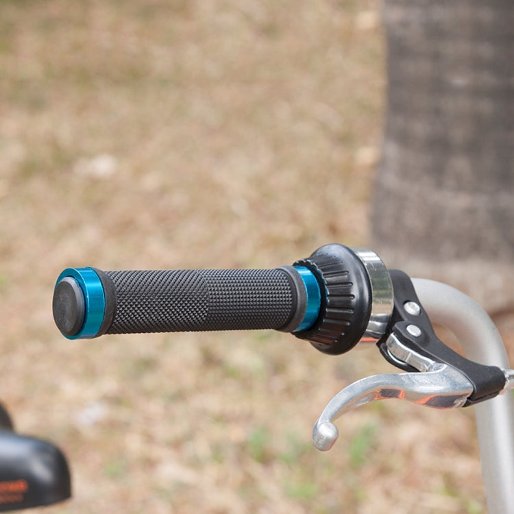OQSPORT 2 PCS Bike Hand Grips Bilateral Lock Straight Barrel MTB Bicycle Anti-slip Handlebar Grips
