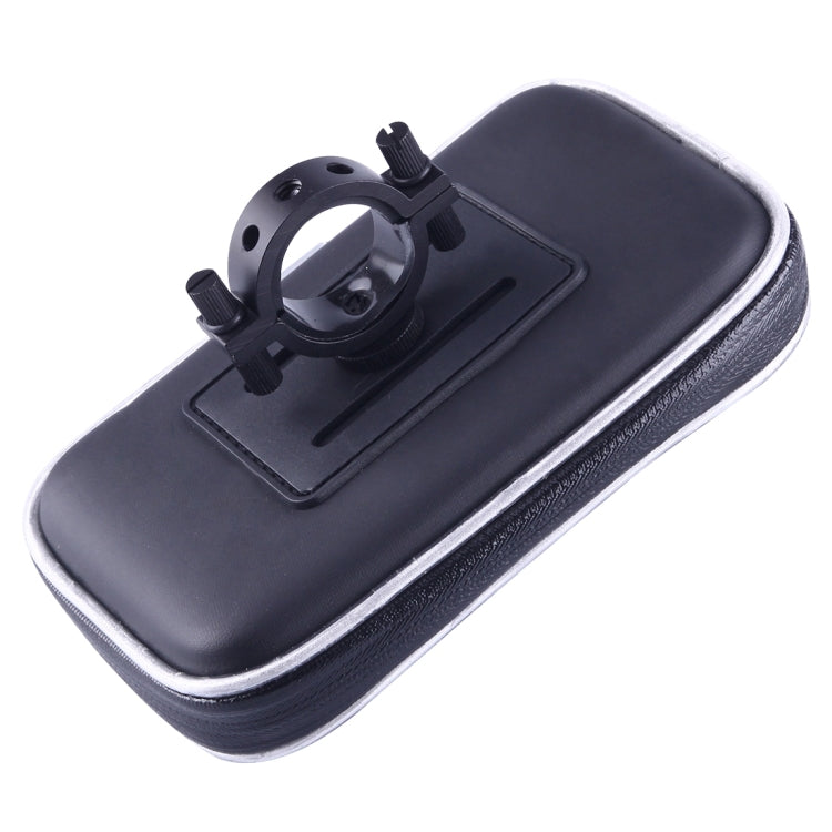 OQSPORT Universal Waterproof Bicycle Mobile Phone Bag with Mount Holder & hook and loop fastener Strap for iPhone 7, iPhone 6 & 6s, Samsung, HTC, Sony and other 4.7 inch Following Mobile Phones(Black)