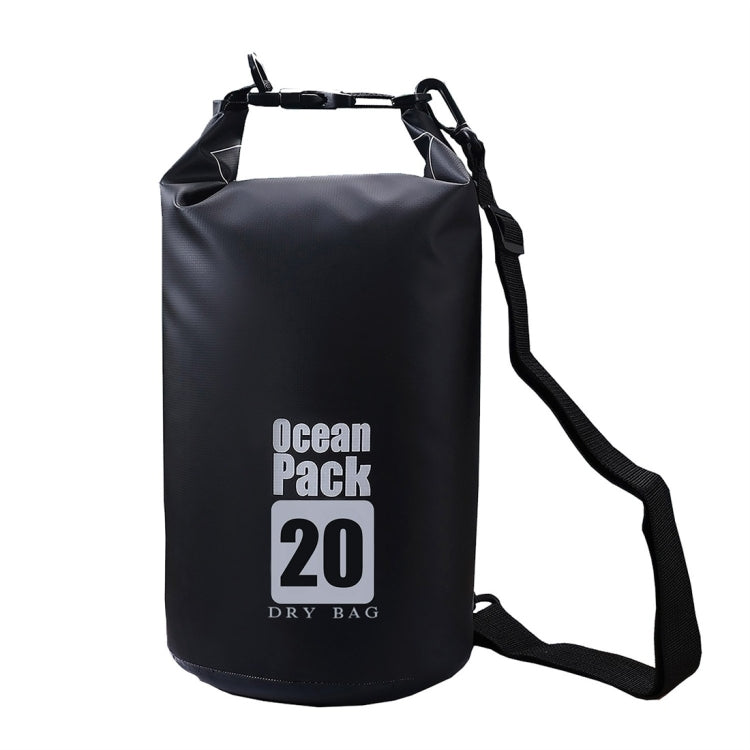 DZGOGO Portable Outdoor Waterproof Sport PVC Shoulder Strap Barrel Bag, Capacity: 5L