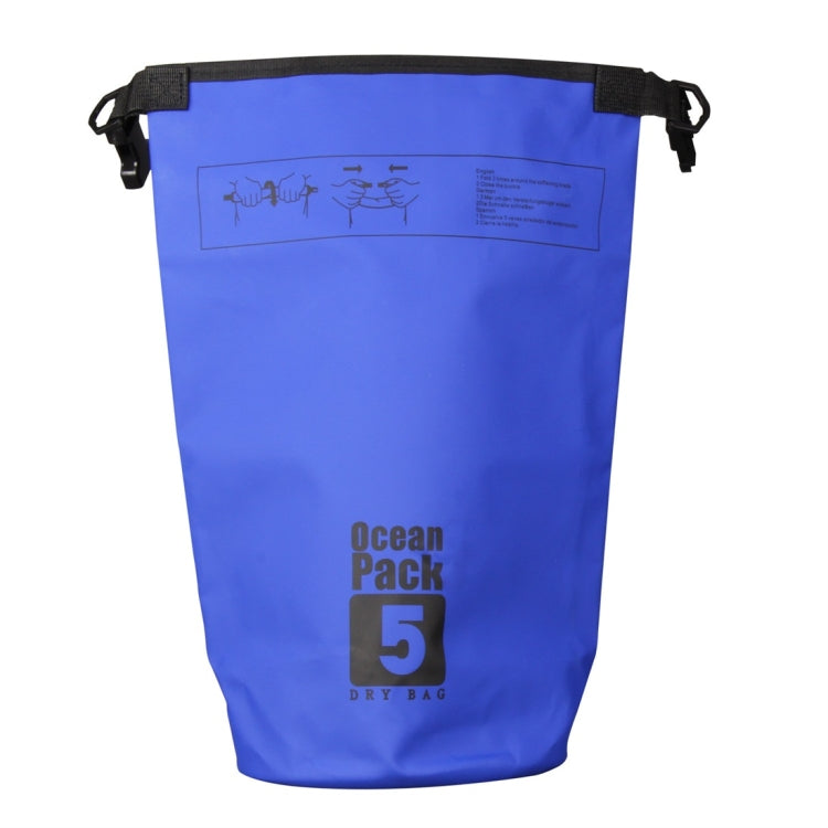 DZGOGO Portable Outdoor Waterproof Sport PVC Shoulder Strap Barrel Bag, Capacity: 10L