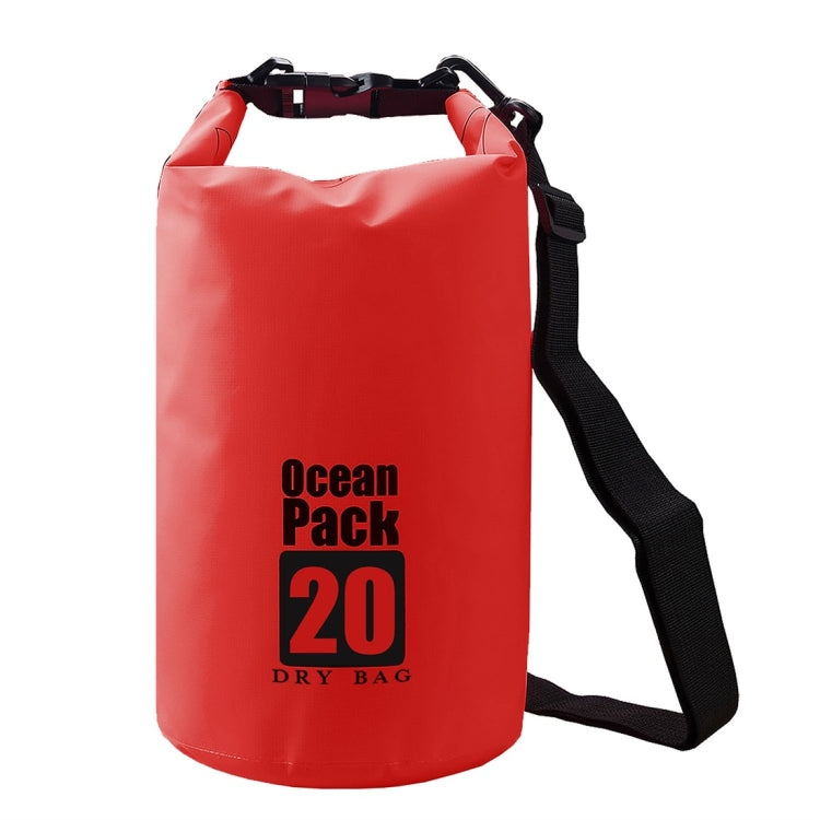 DZGOGO Portable Outdoor Waterproof Sport PVC Shoulder Strap Barrel Bag, Capacity: 10L