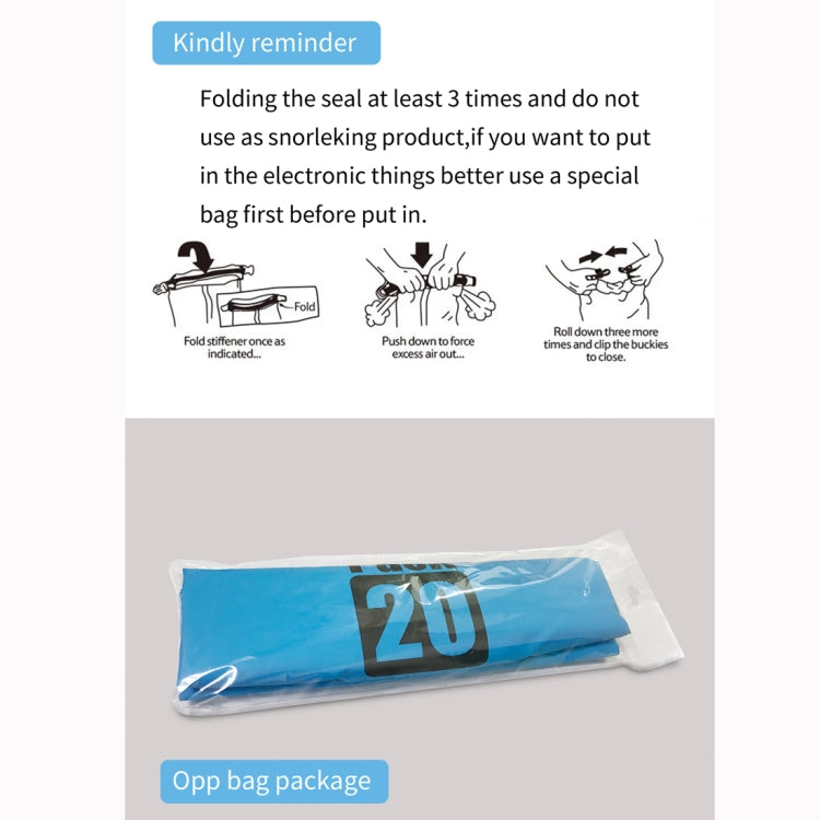 DZGOGO Portable Outdoor Waterproof Sport PVC Shoulder Strap Barrel Bag, Capacity: 30L