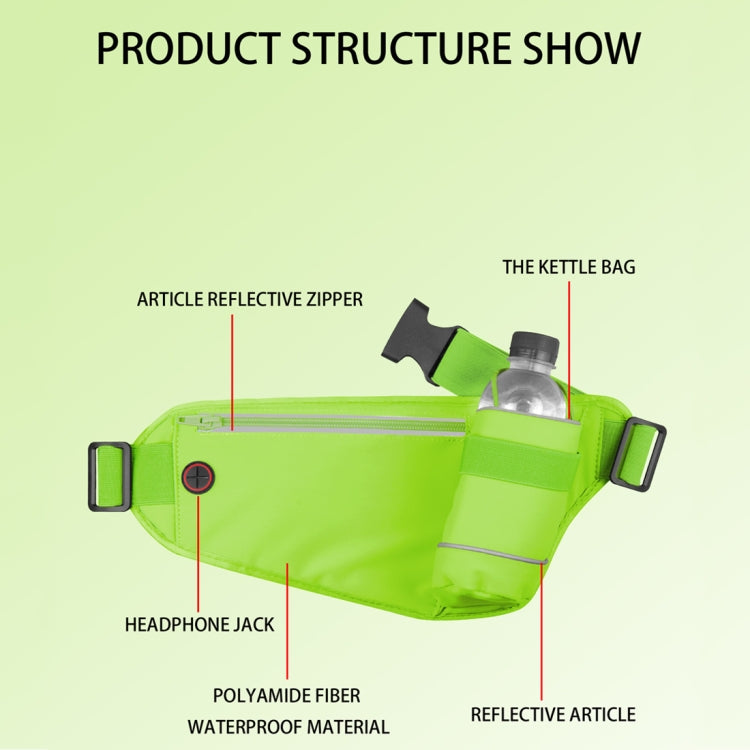 DZGOGO Portable Outdoor Sport Mobile Phone Kettle Waist Bag, Excluding Kettle